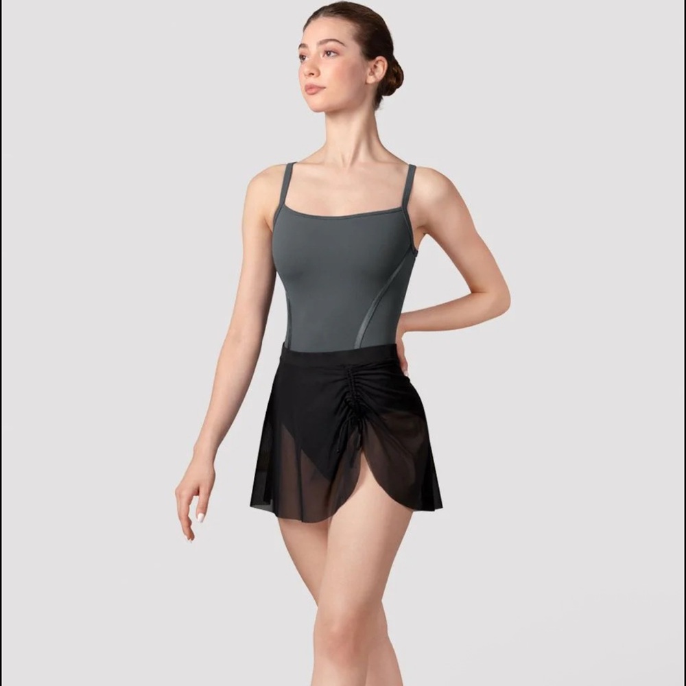 Bloch Black Gathered skirt BNWT